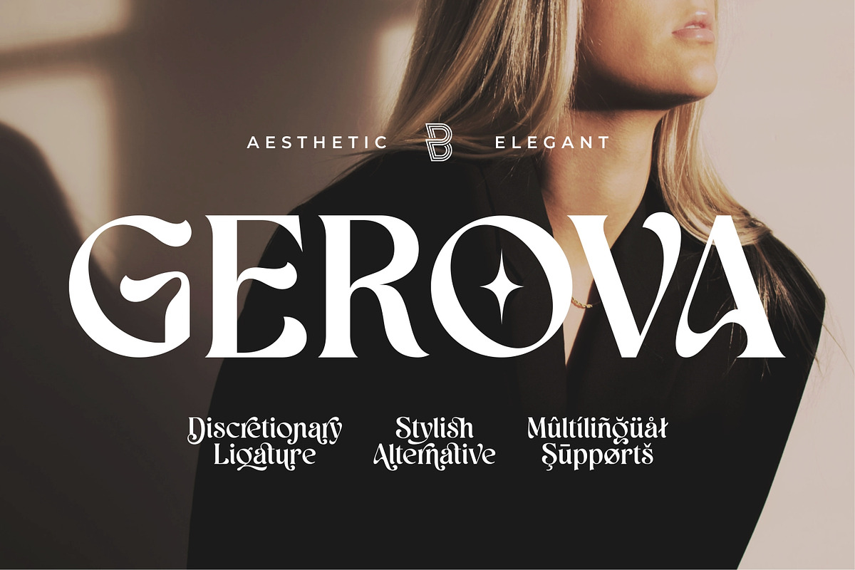 Gerova Font, a Serif Font by Asenbayu (Photo 1 of 15)
