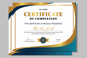 Modern Certificate Template, a Stationery Template by MightyDesign (Thumbnail 2 of 6)