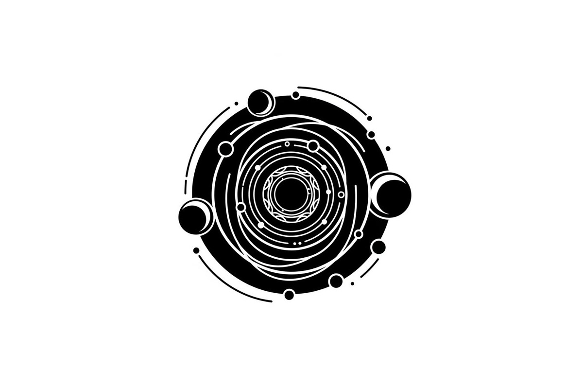 Solar System Silhouette Clipart, a Graphic by balal (Photo 13 of 13)