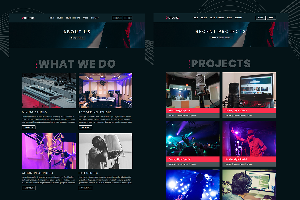 Stuzio -Studio Booking HTML Template, a HTML Template by THESOFTKING (Photo 3 of 3)