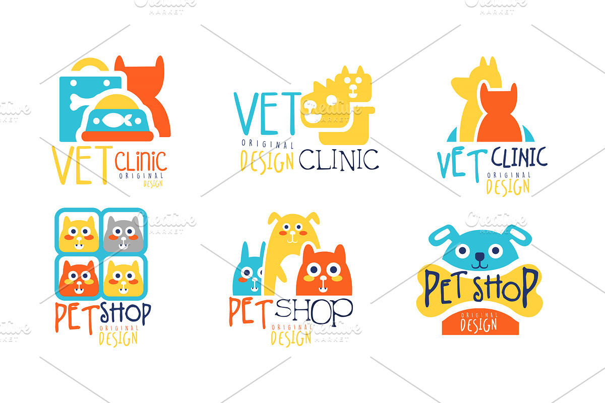 Pet Shop Original Label Design, an Animal Illustration by TopVectors