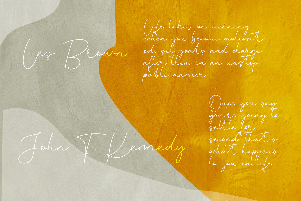 Signatory Handwriting Signature Font, a Handwritten Font by CreateBigSupply (Photo 9 of 11)