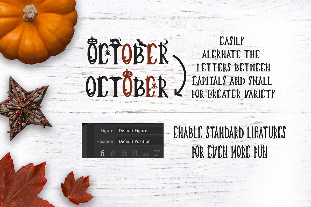 Creepy Halloween Font preview 4