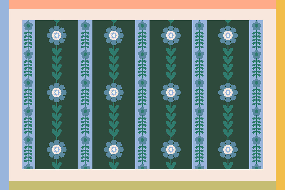 Blossom - Patterns, Shapes & Frames, a Pattern Graphic by Basia Stryjecka (Photo 9 of 35)