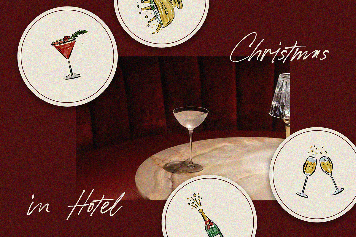 Christmas Grand Hotel Clipart, an Object Illustration by Teresa Art Store (Photo 6 of 7)