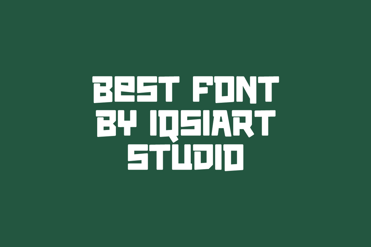 Arokan Handle - Round Font, a Sans Serif Font by Iqsiart Studio (Photo 6 of 7)