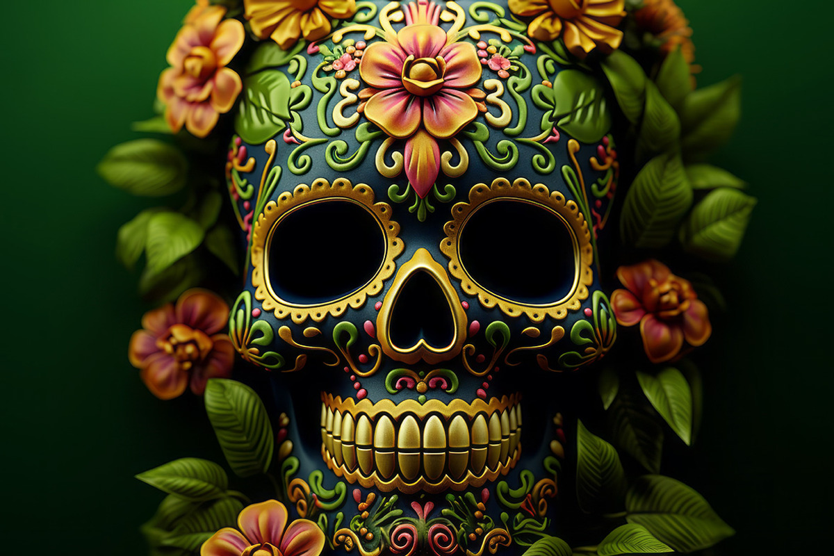 Day of the Dead. 53 images, a Seasonal Illustration by Handmadefont (Photo 5 of 12)