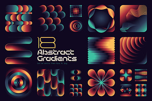 Abstract Gradient Vectors, a Background Graphic by Gleb Guralnyk
