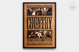 Country Music Flyer Template V4