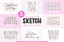 CHARMING SKETCH FONT BUNDLE