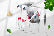 Wall Calendar 2024, a Print Template by Uiparvin (Thumbnail 1 of 2)