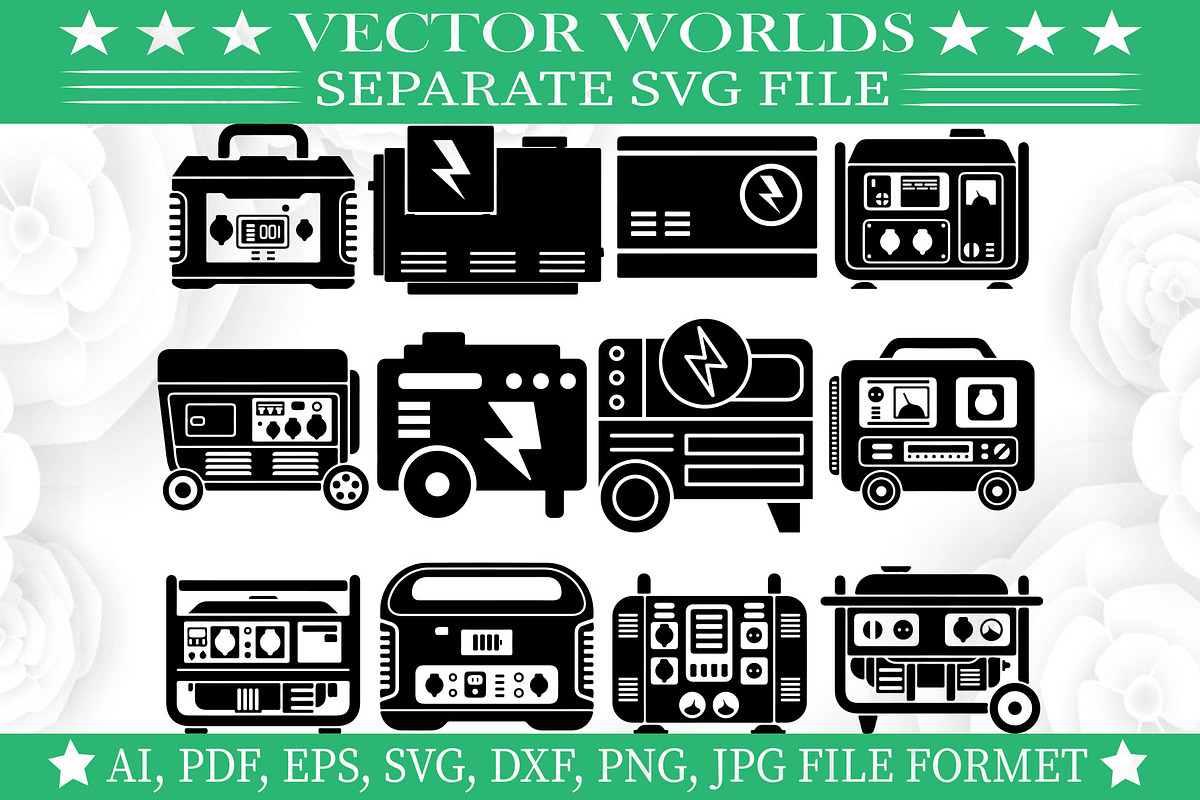 Generator SVG, Generators SVG, an Object Graphic by VectorWorlds (Photo 3 of 3)
