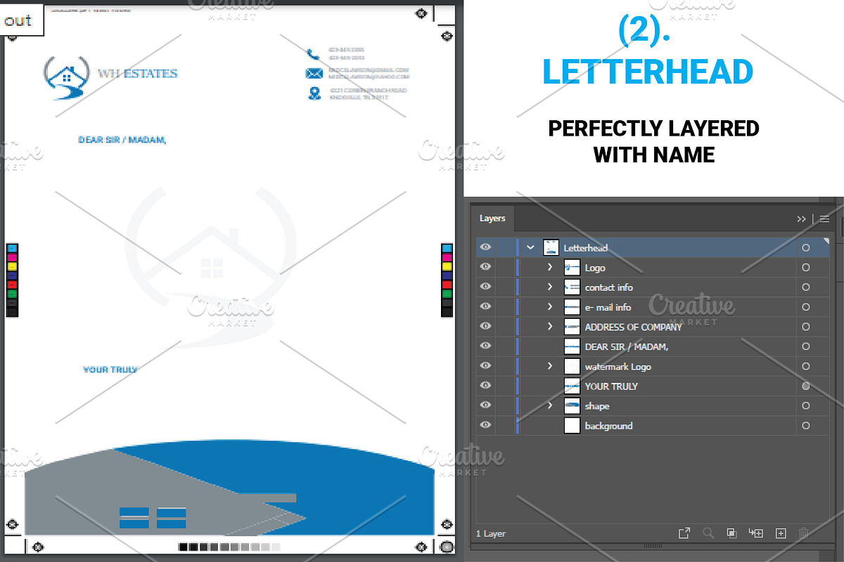 Real Estate Stationery Design, a Stationery Template by Design Fusion (Photo 3 of 4)