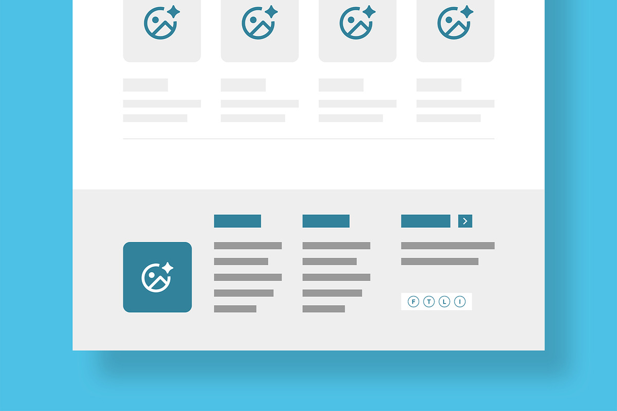 Wireframe Website Structure Design preview 7