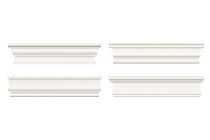 Wall skirting, trim molding cornice, an Object Illustration by Vector Tradition