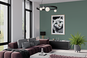 Frame mockup Customizable wall color, a Household Mockup by Hunny Badger (Thumbnail 5 of 5)