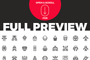70 Robot Icons - Outline Style, an Outline Icon by Designerbundle (Thumbnail 3 of 3)