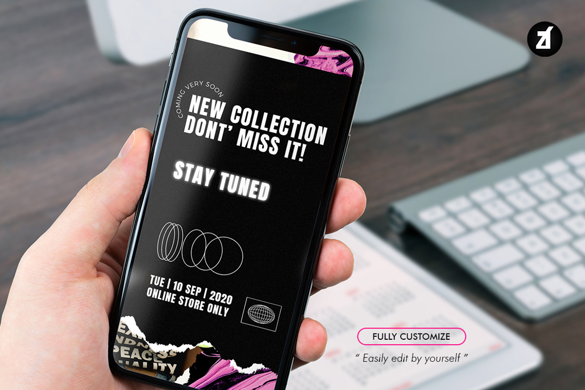 Neon era social media graphic, a Social Media Template by Chanut is industries (Photo 11 of 11)