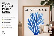 Wood Framed Poster 2x3 PSD Mockup, a Household Mockup by Julian Adams (Thumbnail 2 of 3)