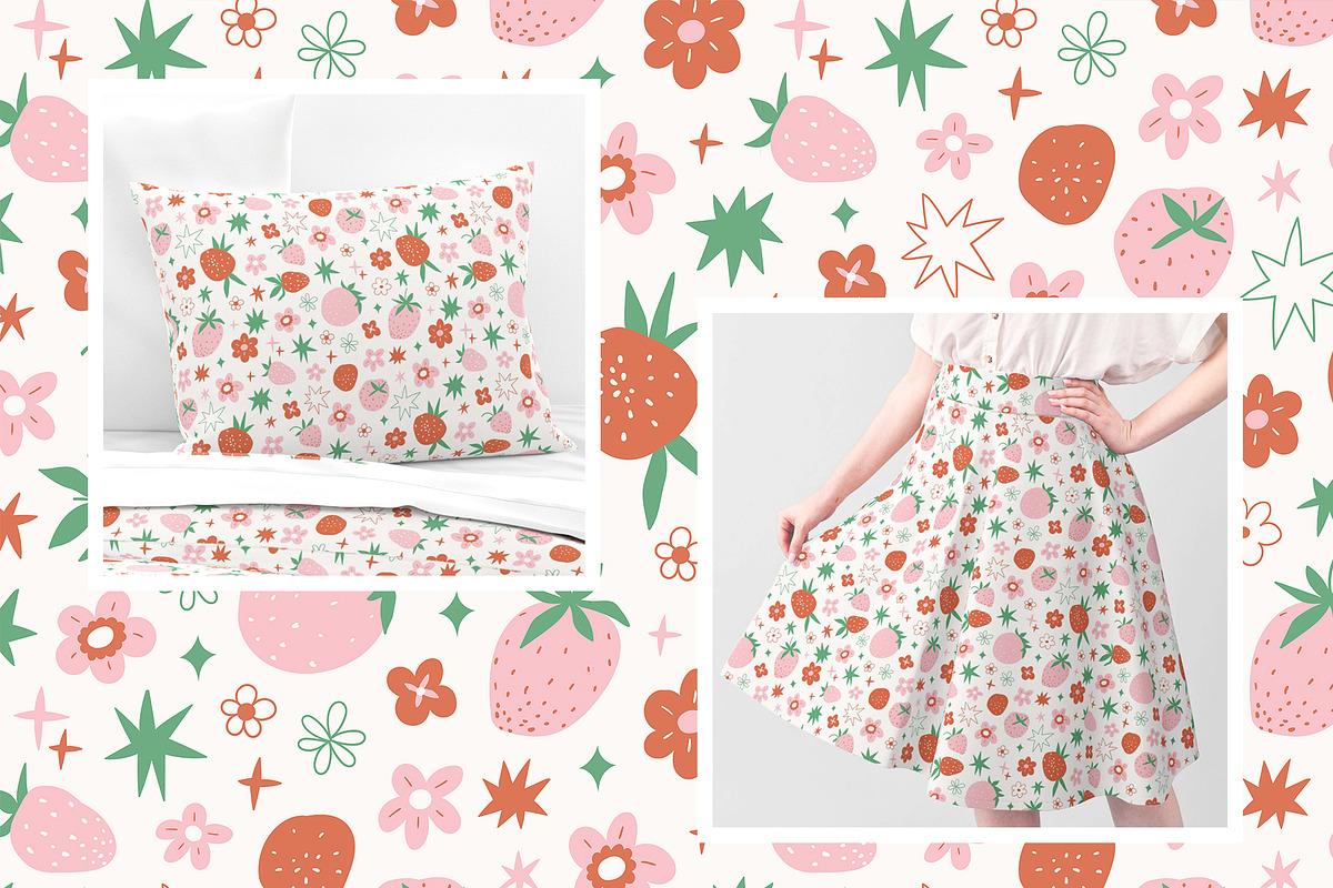 Space garden seamless patterns, a Pattern Graphic by Alenkakarabanova (Photo 2 of 6)