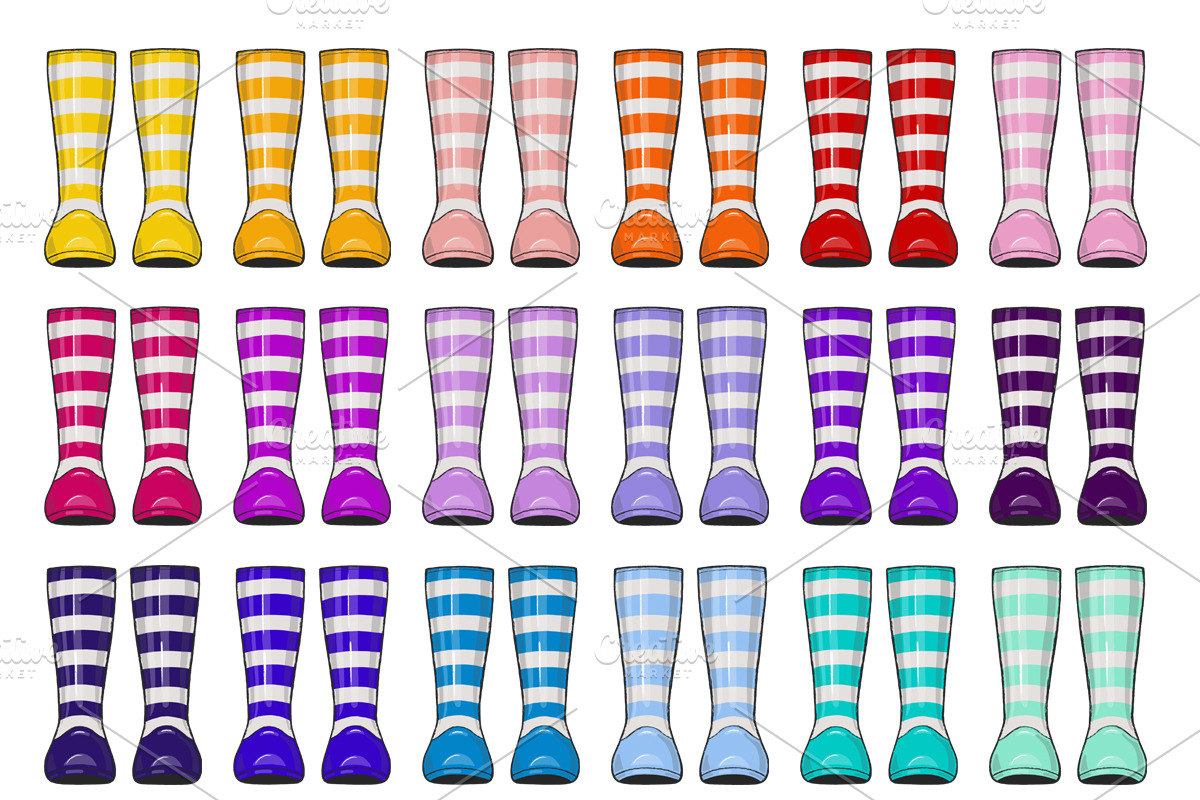 Family Welly Boots Collection, an Object Illustration by JT Digital Studio (Photo 6 of 11)