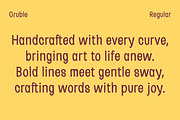 Gruble – Hand-drawn Font, a Handwritten Font by Max Glimm Type (Thumbnail 4 of 5)