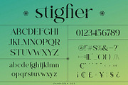 Stigfier Modern Serif Typeface, a Serif Font by Font Kingdom (Thumbnail 3 of 5)