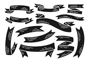 Ribbon Doodle Illustration, an Object Graphic by aditvest (Thumbnail 4 of 4)