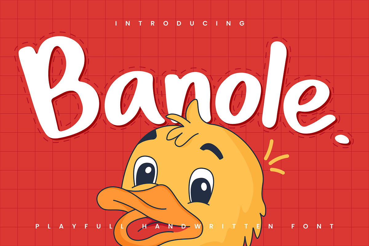 Banole - Playful Handwritten, a Handwritten Font by Samtiv Studio (Photo 1 of 5)
