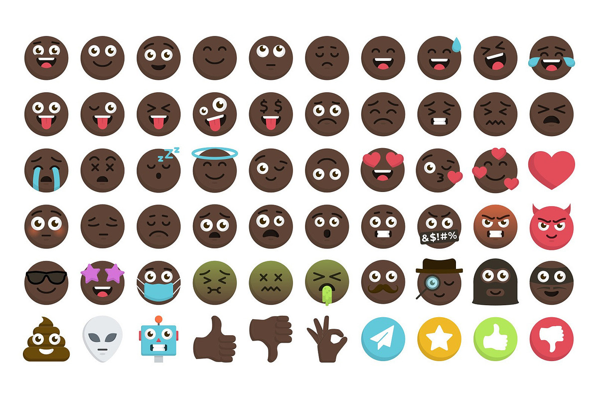 Vector Emoji Icon Set, an Emoji Icon by Medialoot (Photo 7 of 7)