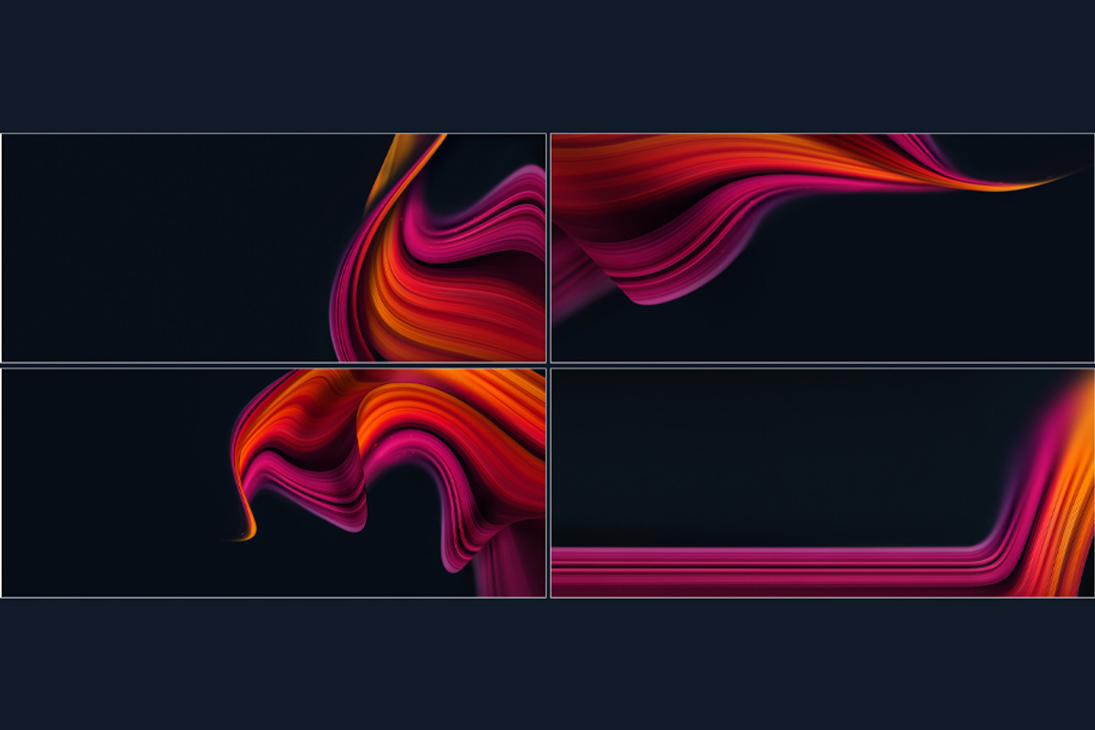 3D Liquid Wave 5K Backgrounds Pack, a Background Graphic by BazziBa♥ (Photo 3 of 4)