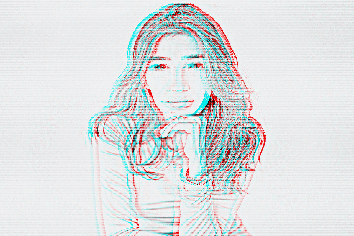 3D Effect Photoshop Action, an Action Add-On by Studio Retouch (Photo 7 of 7)