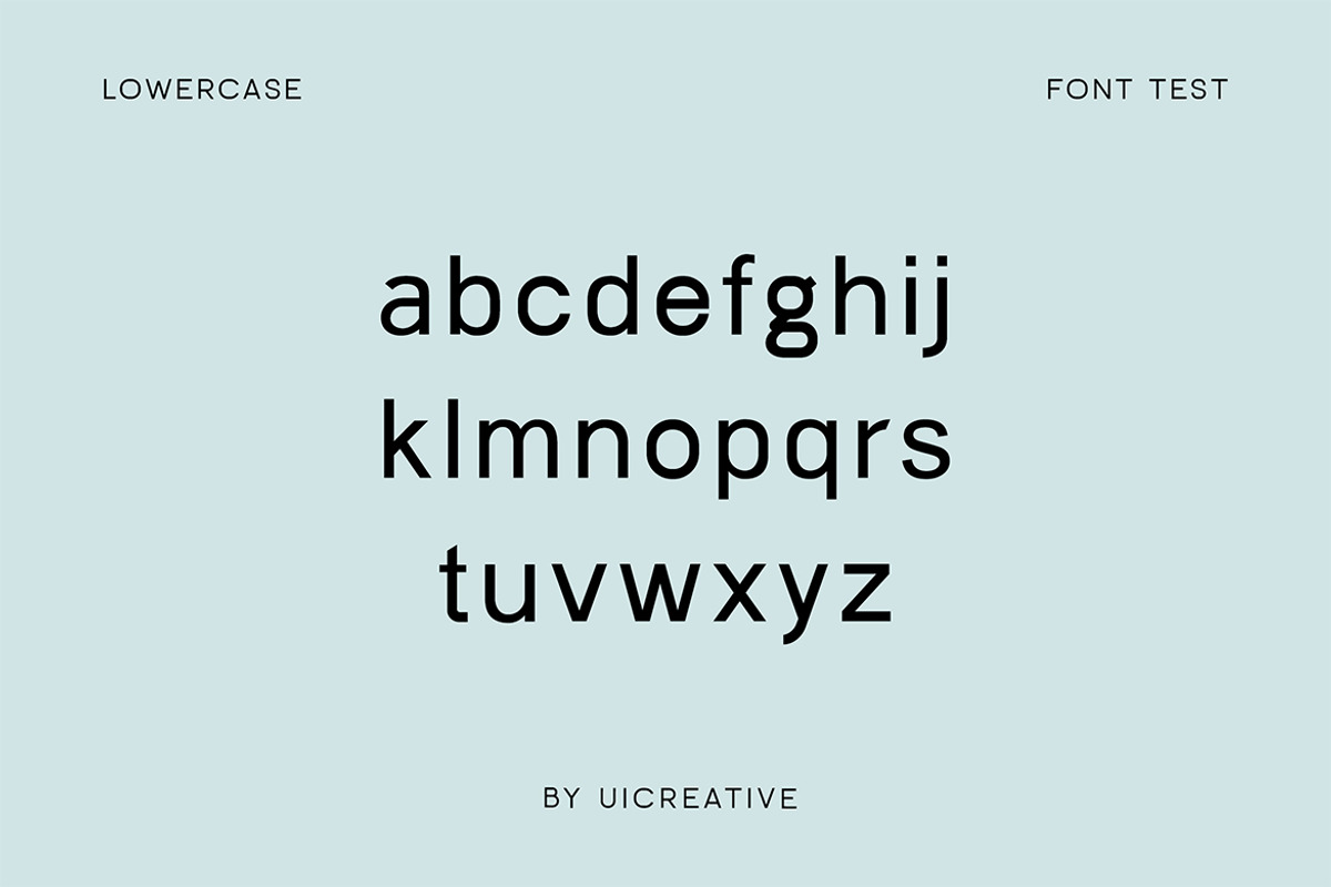 Roundman Modern Sans Serif Font, a Sans Serif Font by UICreative (Photo 9 of 13)
