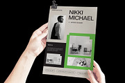 Simple Modern CV Resume, a Resume Template by Neermana (Thumbnail 4 of 5)