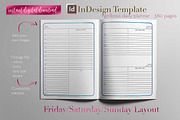 Daily Planner | InDesign Template, a Stationery Template by Planner Templates (Thumbnail 12 of 15)