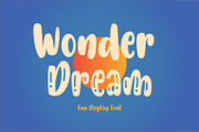 Wonder Dream, a Font by sabrcreative (Thumbnail 1 of 6)