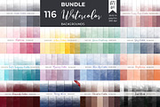 Ombre Watercolor Backgrounds Bundle, a Texture Graphic by KitsPix (Thumbnail 1 of 24)