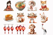 Japanese Clipart, an Illustration by Design Market (Thumbnail 4 of 5)