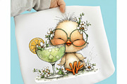Summer Funny Chick Clipart, an Illustration by designcity5 (Thumbnail 3 of 5)