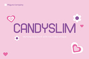 Candyslim - Monospace Typeface, a Sans Serif Font by Pikgura (Thumbnail 1 of 5)