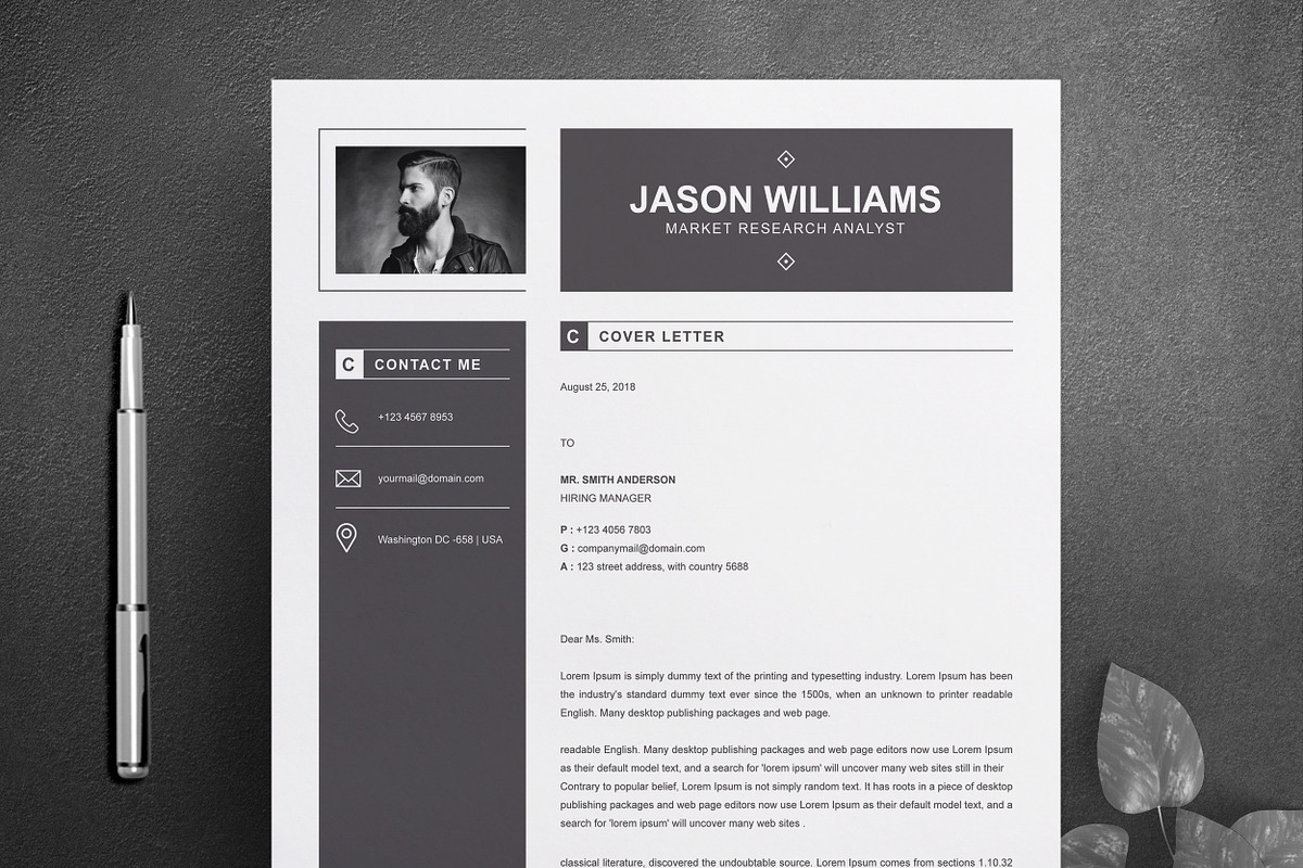 Resume Template, a Resume Template by ResumeInventor (Photo 4 of 7)