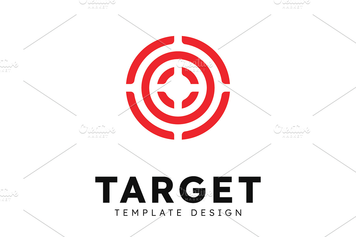 Target logo arrow direction, circle, a Graphic by T.Vooka