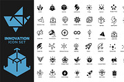 Innovation Icon Set, an Outline Icon by hkmonir (Thumbnail 2 of 2)