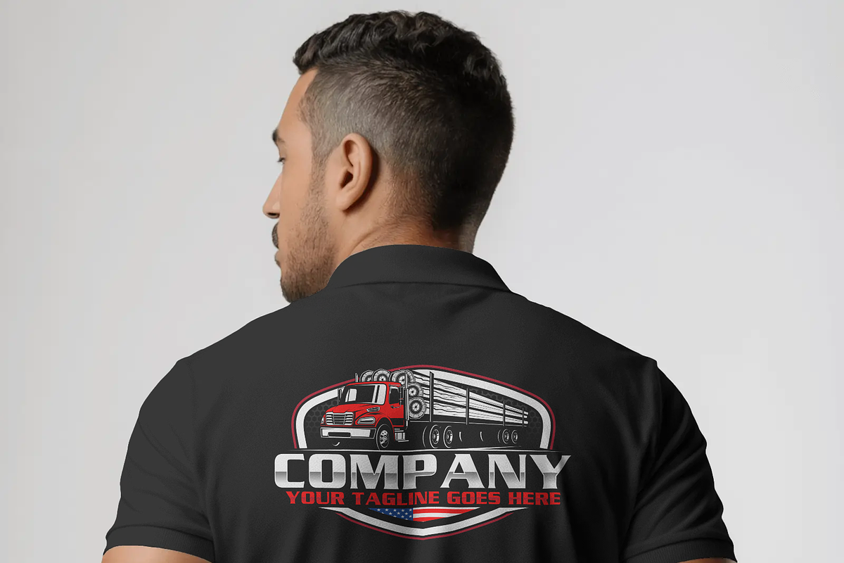 American Logging Truck Logo, a Branding & Logo Template by slLametDesigns (Photo 5 of 6)