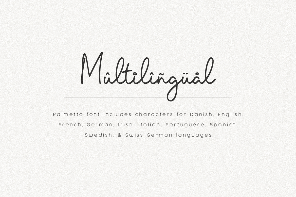 Palmetto, a Script Font by Bruised Goods (Photo 12 of 12)