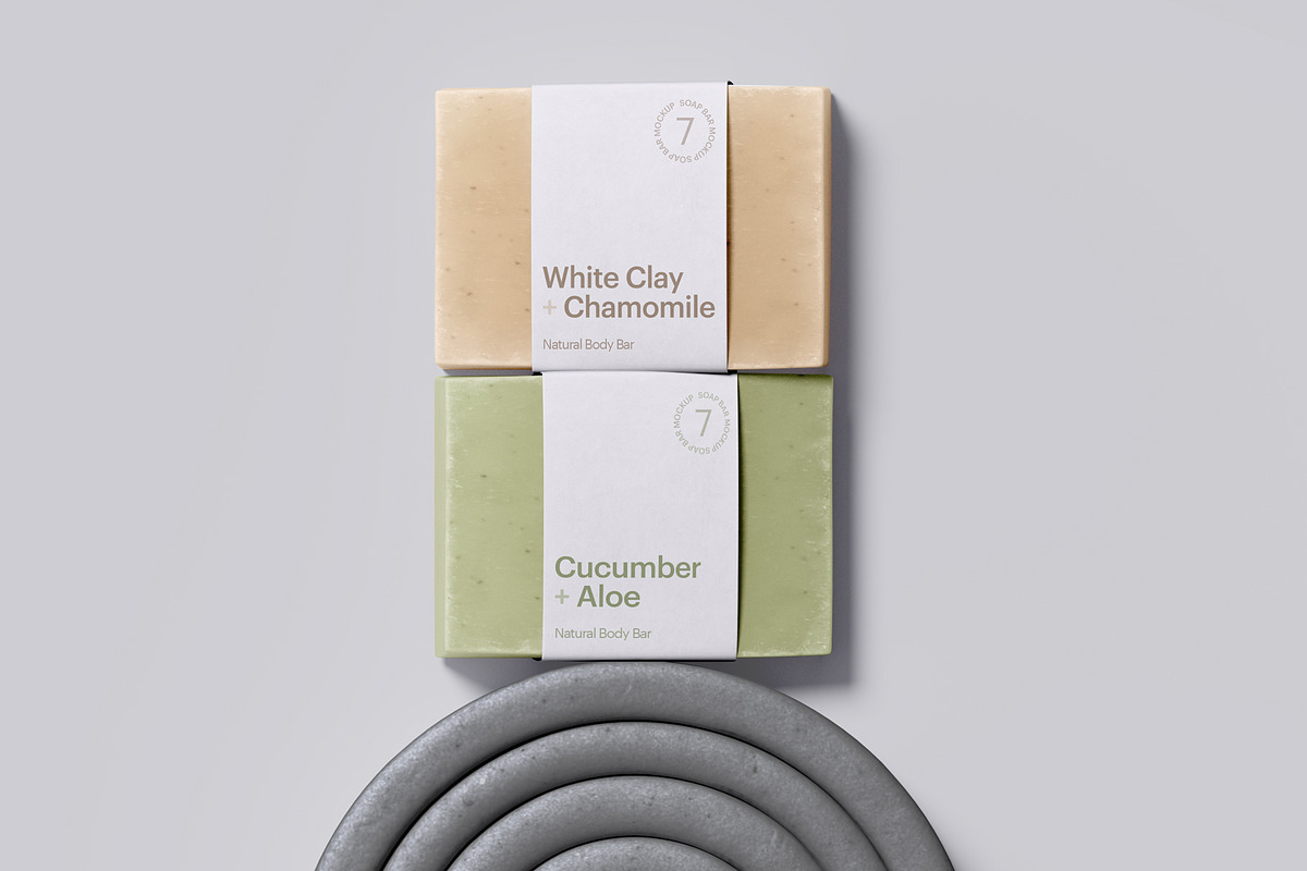 Soap Bar Mockup, a Packaging Mockup by GraphicWave (Photo 6 of 6)