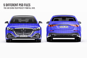 Executive Sport Luxury Sedan Set, an Advertising Mockup by Halal Graphic Studio (Thumbnail 8 of 12)