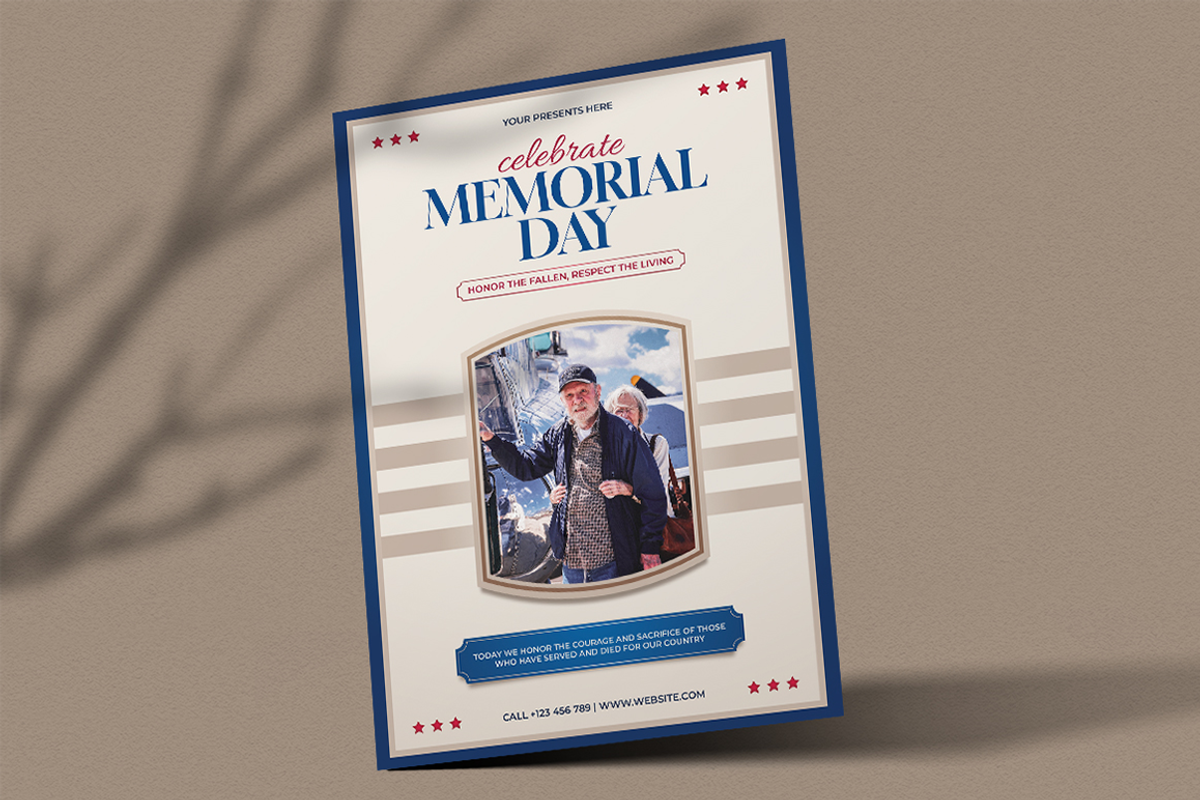 Tuaka - Memorial Day Flyer, a Flyer Template by Attype (Photo 2 of 3)