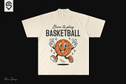 Born To Play Basketball – Retro, a Sport Illustration by shaondesigns (Thumbnail 4 of 4)