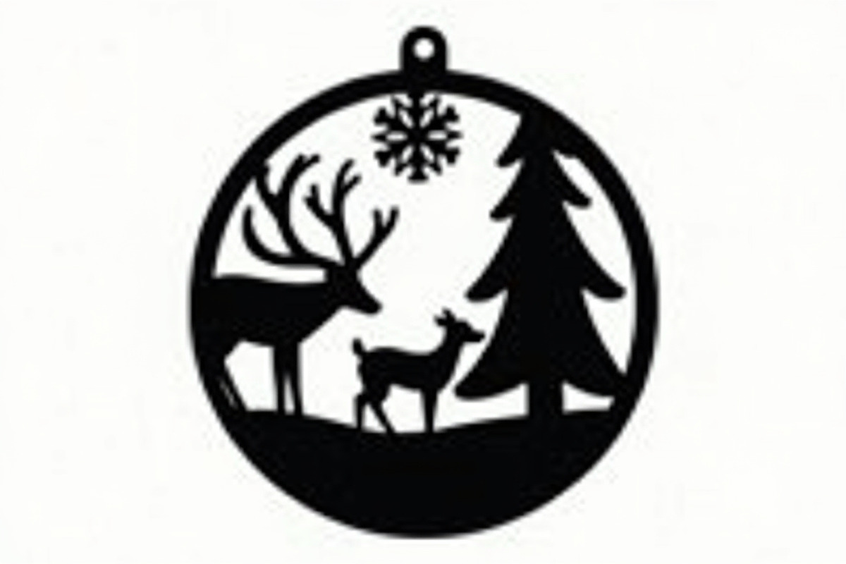 Christmas Laser Cut Ornament Bundle, an Object Graphic by musafir_fashion (Photo 13 of 13)